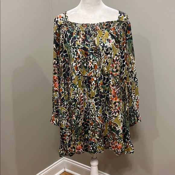 JODIFL Dresses & Skirts - JODIFL Floral Long Sleeve Dress Size Large